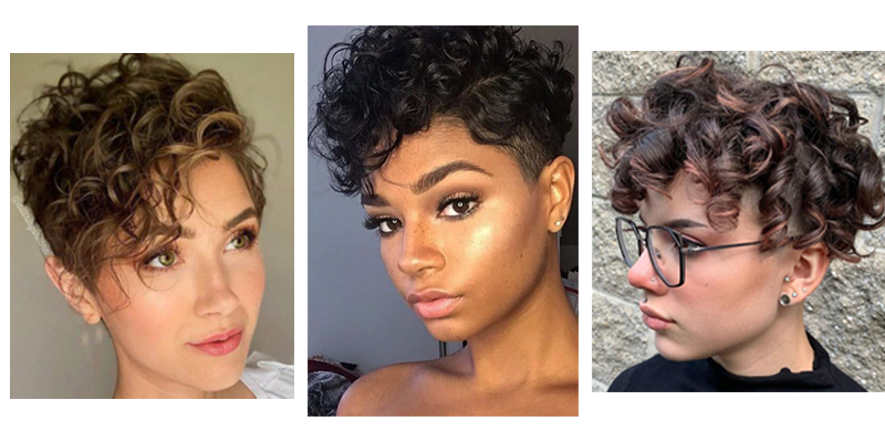 Model Rambut Keriting Pixie Cut