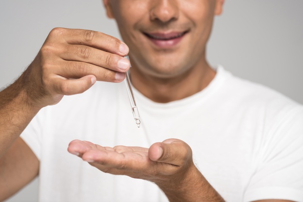 Produk Hair Tonic / Hair Serum Perawatan Rambut Keriting untuk Pria